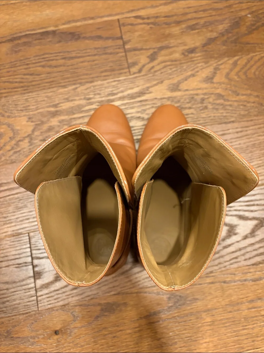 Tory Burch Women's Tan Leather ankle Boots
